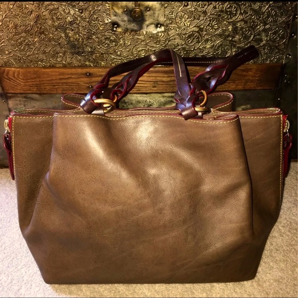 Dooney & Bourke NWOT Florentine Large Zip Barlow - Picture 3 of 13